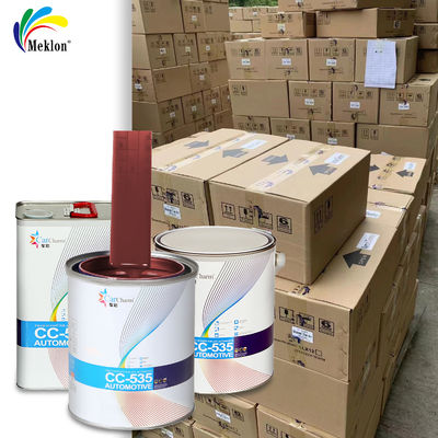 Cat Customization Fine Red Pearl Ready Mixed Car Paint untuk Aplikasi Otomotif