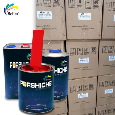 ISO MSDS Cat Mobil Lapisan Atas Tidak Berbau Merah Oranyeu Warna Ramah Lingkungan