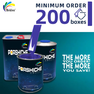 Karoseri Aluminium Padat Berkilau Tinggi Kotak Dasar Mobil Cat Mobil