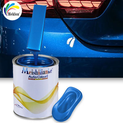 Akrilik Mobil 1K Base Paint Blue Color Akrilik Polymer Auto Paint Mobil Refinish Auto PU Color Polyurethane Spraying Paint