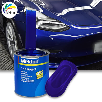 2K acrylic basecoat high gloss dengan auto supply cat mobil brilliant blue pearl car refinish paint