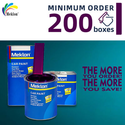 Meklon 1K Refinish Auto Paint Top Coat Acrylic Solid Colors Cat Mobil