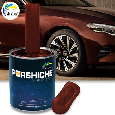 Acrylic 1K 2K Warna Merah Body Spray Mobil Warna Metal Automotive Cat Top Coat Supplier