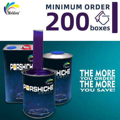 1K Cat Warna Ungu Auto Coating Refinish Repair Tinting System Spray Autobody Paint