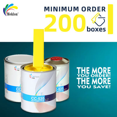 Mesin Pewarnaan Cat Mobil Body Otomatis 1K Lapisan Dasar Kuning Warna Mutiara Lapisan Kristal Cat Semprot Otomotif