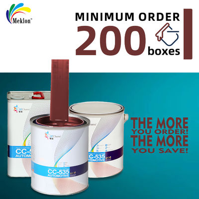 Sistem pencampuran cat mobil 1K Cooper Basecoat Pearl Colors Crystal Coating Automotive Spray Paint