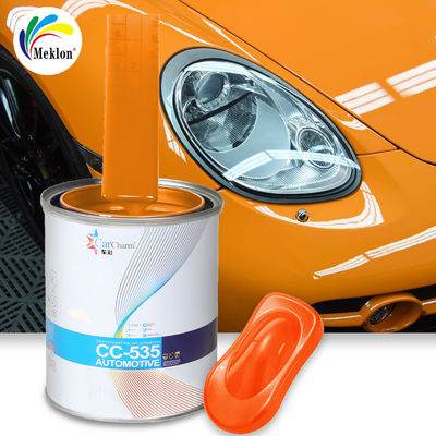 Auto Paint Excellent Cover 1K 2K oranye Warna Mobil Base Coat Refinish Cat Mobil