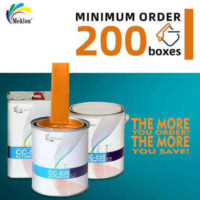 Auto Paint Excellent Cover 1K 2K oranye Warna Mobil Base Coat Refinish Cat Mobil