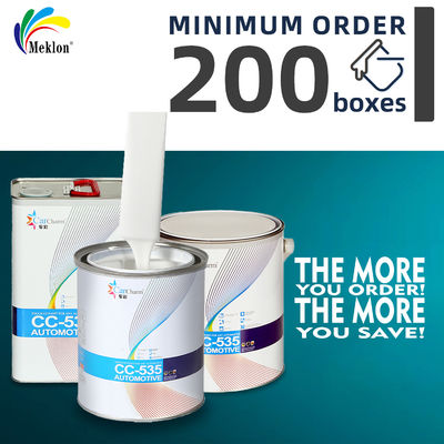 High Solid High Gloss Acrylic Putih Mobil Refinish Paint Automotive Clear Varnish Coating Clearcoat untuk mobil