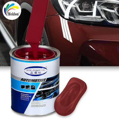 Auto Body 1K Basecoat Warna Merah Crystal Coating Automotive Spray Auto Base Cat Mobil
