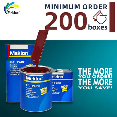 Mesin Pencampuran Warna Akrilik Profesional Perbaikan Rampung Grosir Cat Mobil Mobil Merah Merah 1K