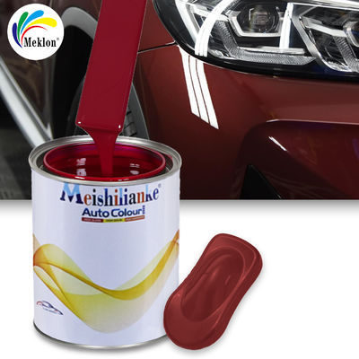 Pemasok 2K Cat Mobil Merah Warna Spektrophotometer Campuran Mesin Tinting 2K Topcoat Refinishing Automotive Spray Paint Lapisan Mobil