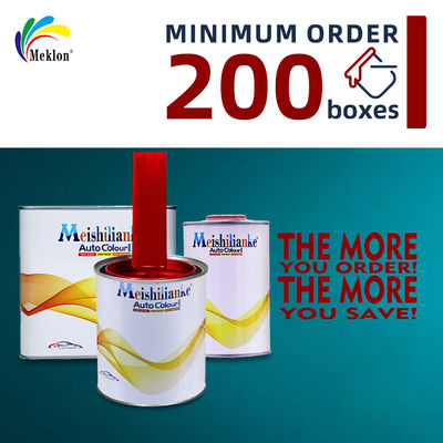 Pemasok 2K Cat Mobil Merah Warna Spektrophotometer Campuran Mesin Tinting 2K Topcoat Refinishing Automotive Spray Paint Lapisan Mobil