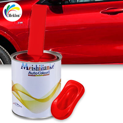 Cat mobil Auto Refinish1k Merah Basecoat High Gloss Effect Automotive Refinish Paint