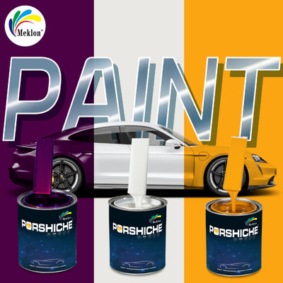 Perekat dan Ketahanan Yang Lebih Tinggi Dengan Cat Mobil Gloss Tinggi 1K 2K Solid Color Coating Basecoat Cat Mobil