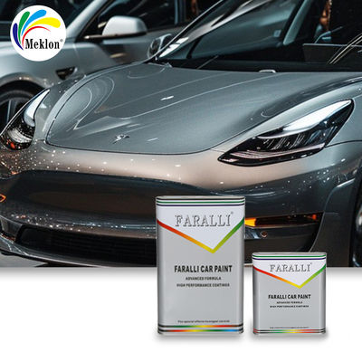 High Gloss Liquid White Pearl Refinish Metallic Purple Cat Mobil Cat Mobil 2K Solid Color Coating Basecoat Cat Mobil