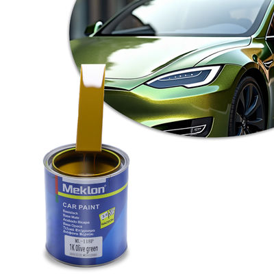 1K High Performance Olive Green Car Paint Resin Liquid Coating Untuk Spray Acrylic Paint Dengan Penampilan Bubuk