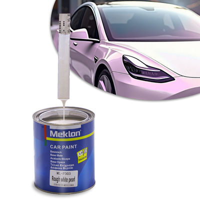 High Solid Auto Refinish 1K Grosir Putih Mutiara Lacquer High Gloss Clear Coat Mixing System Resin Liquid Coating Spray Factory