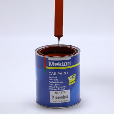 Jual Teratas 2K Iron Oxide Red Auto Paint Lapisan Cairan Akrilik untuk Semprot Automotive Refinish Paint