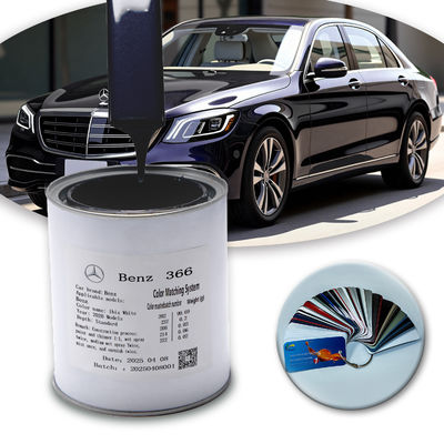 Cat Mobil Akrilik Mutiara Biru 1K Premium untuk Mercedes-Benz DB366 Formula Berbasis Air Ramah Lingkungan​