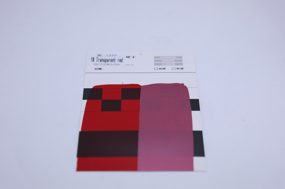 Cat mobil merah transparan ultra tahan lama dan tahan goresan, perlindungan UV dan hemat biaya untuk perbaikan dan kustomisasi otomotif