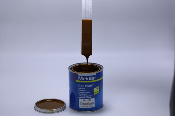 Anti-korosi dan Anti-UV sesuai warna pabrik asli besi warna kuning cat mobil