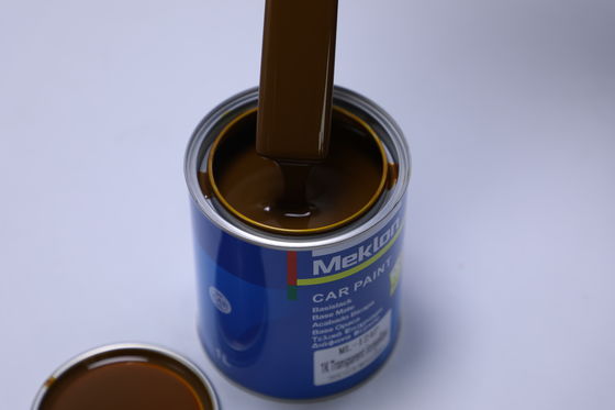 Anti-korosi dan Anti-UV sesuai warna pabrik asli besi warna kuning cat mobil