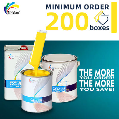 Kuning lemon, ramah lingkungan dan tahan lama, dipadukan dengan cat mobil asli