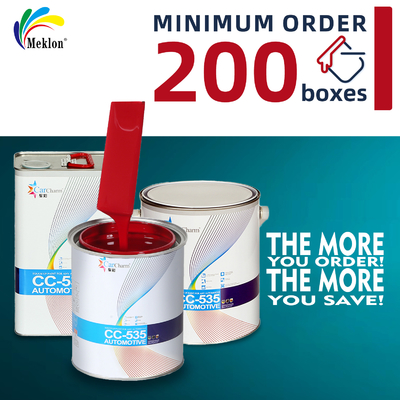 Cat Profesional Performa Tinggi Cepat Kering Cat Mobil Akrilik Merah Murni Klasik Dengan Ketahanan Aus dan Goresan yang Sangat Baik, Kekuatan Industri dan Daya Tahan