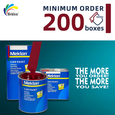 1K2K Cat mobil dengan kekuatan ekspresif tinggi dan cakupan tinggi Cat mobil merah gelap