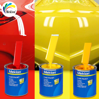 Penjualan Langsung Pabrikan Cakupan Kilap Tinggi Dengan Cat Mobil Perbaikan Kuning Super Cerah