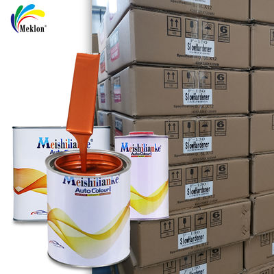 Cat Tahan Cuaca dan Tahan UV Cat Perbaikan Mobil Merah Oranye