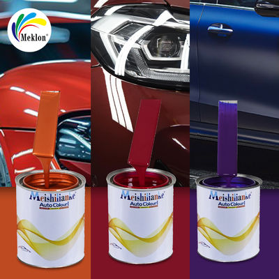 Cat Tahan Cuaca dan Tahan UV Cat Perbaikan Mobil Merah Oranye