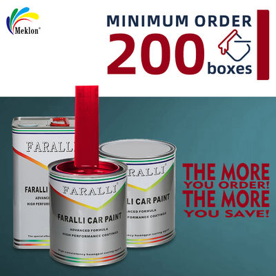 Cat mobil berkilau tinggi yang cocok dengan warna asli pabrik Cat mobil berkilau merah