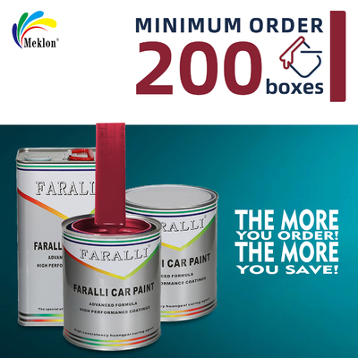 Cat Matte Cepat Kering Tahan Lama Anti-Korosi Merah Anggur Cat Perbaikan Mobil