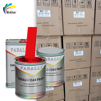 Pabrik Penyediaan High Gloss tahan lama dan tahan lama Cat Semprot Mobil Merah Cerah