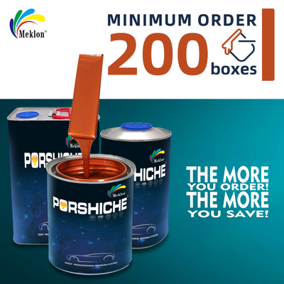 Cat mobil oranye logam yang tahan lama dan tahan lama