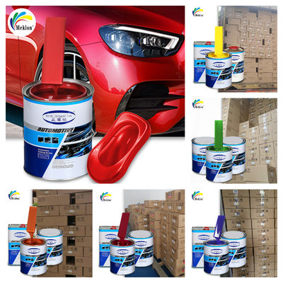 Cat Perhiasan Akrilik Permata Merah Berkilau Tinggi OEM 1K Cocok Untuk Mercedes Benz