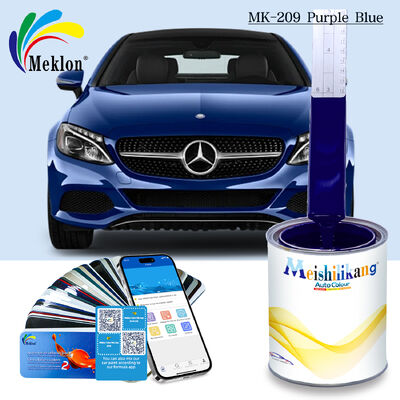 Melalui Blue Refinish Cat Mobil untuk Lingkungan Suhu Tinggi