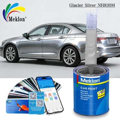 Anti Goresan Siap Campuran Cat Mobil Semprot Panas tahan panas Warna Perak Praktis