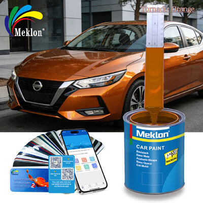 Tornado Orange Refinish Cat Mobil Untuk Dongfeng Nissan Sylphy Vibrant Dan awet Finish