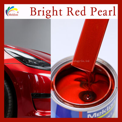 Cat Mobil Meklon Bright Red Pearl High Chroma Tahan Gores untuk Perbaikan Otomotif