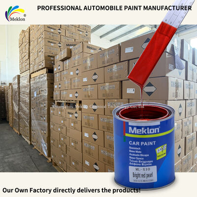 Cat Mobil Meklon Bright Red Pearl High Chroma Tahan Gores untuk Perbaikan Otomotif