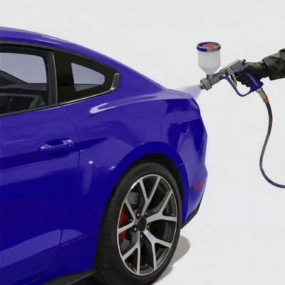 Meklon MK-208 2K Cat Mobil Tahan Gores Biru Emisi VOC Rendah untuk Perbaikan Otomotif