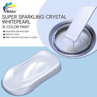 100% Cocok Mk-X-11 Akrilik Car Refinish Paint Spray 1k Basecoat High Shining Crystal White Pearl Car Paint Untuk Perbaikan Mobil