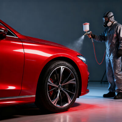 High Shine Glitter Red Silver Acrylic Automotive Boat & Car Refinish Paint Spray Application Liquid Coating for Car Repair