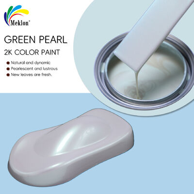 Acrylic Resin Green Pearl Resistant Scratch Low VOC Refinish Car Paint untuk perbaikan mobil