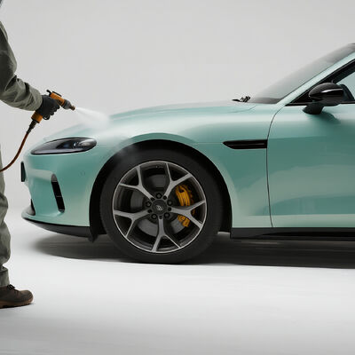 Acrylic Resin Green Pearl Resistant Scratch Low VOC Refinish Car Paint untuk perbaikan mobil