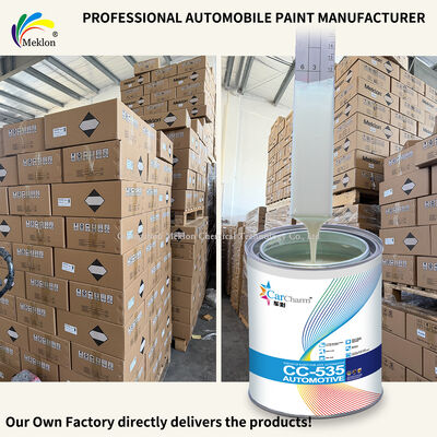 Acrylic Resin Green Pearl Resistant Scratch Low VOC Refinish Car Paint untuk perbaikan mobil