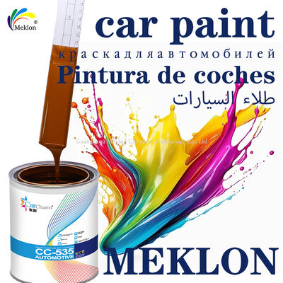 Cat Akrilik 1K Merah Oranye Perak Cepat Kering untuk Pelapis Ulang Otomotif & Cat Penggunaan Industri Perbaikan & Renovasi Mobil